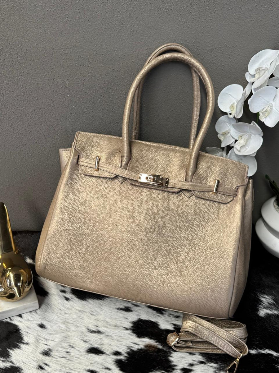 BOLSO BIRKIN COLOR CAFE EFECTO