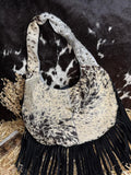 BOLSO MONTANA PELO Y BARBAS NEGRO